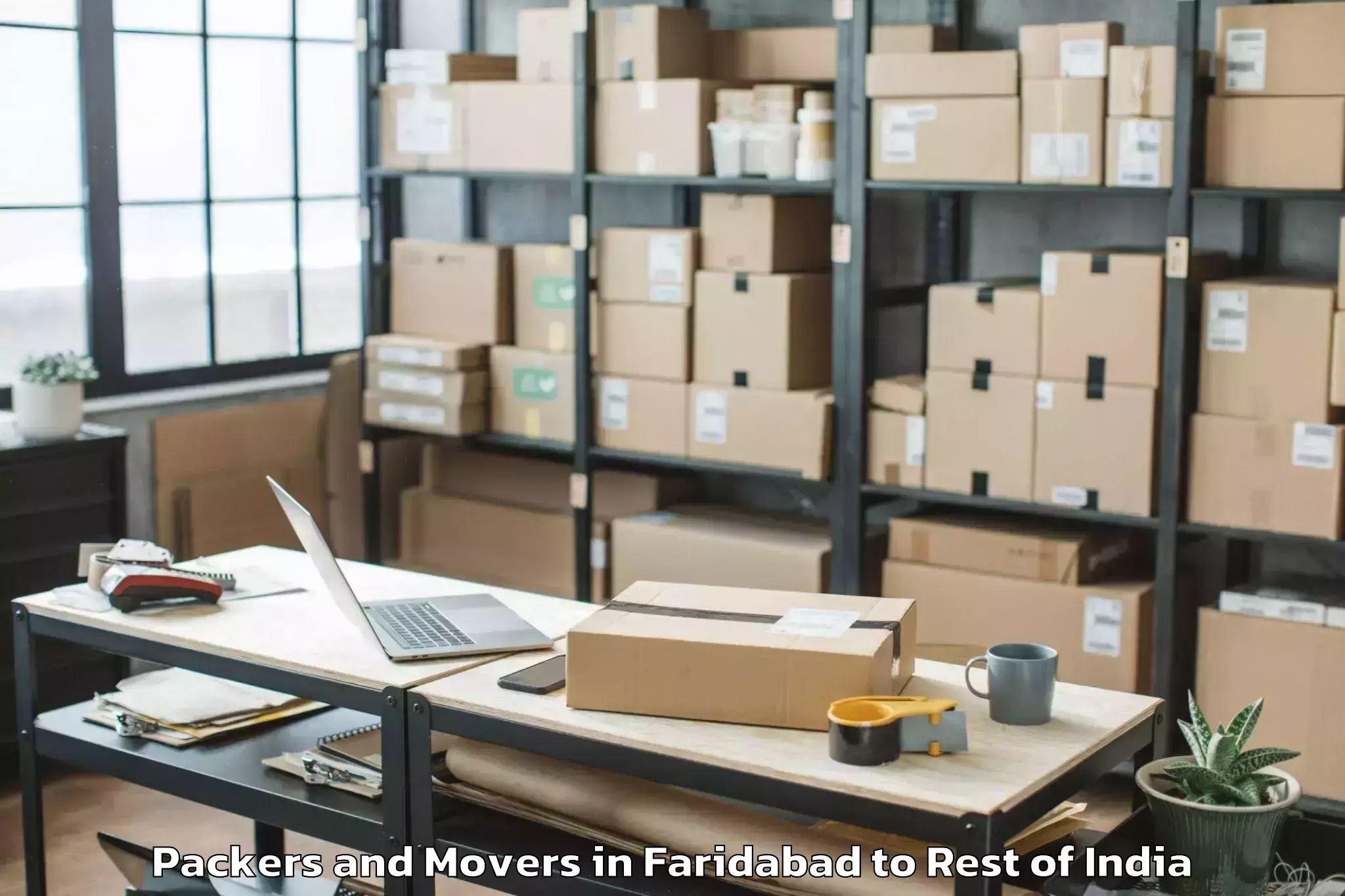 Leading Faridabad to Udhampur Packers And Movers Provider